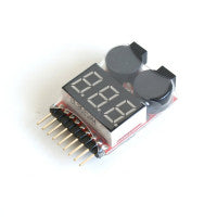 1-8 Cell Lipo Checker/Voltage Alarm/Buzzer